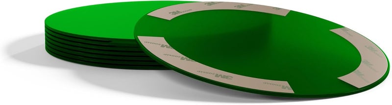 SPECTROM Illumination Lenses for 5" Pot Lights & Recessed Lighting | Instant Colour Change, Tool-Free Setup, Reusable & Eco-Friendly, Any Event, Easy Peel & Press Application (Green (8pcs)) - Image 2